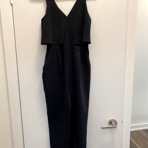 EUC Zara Navy Jumpsuit - Size XS - Picture 2 of 2